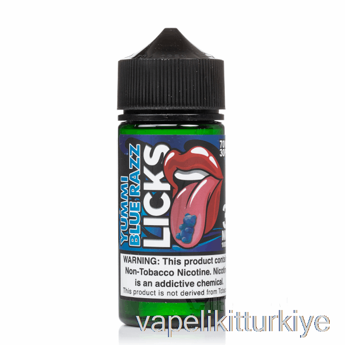 Vape Elektronik Sigara Yummi Mavi Ahududu - Roll Upz Yalıyor - 100ml 6mg